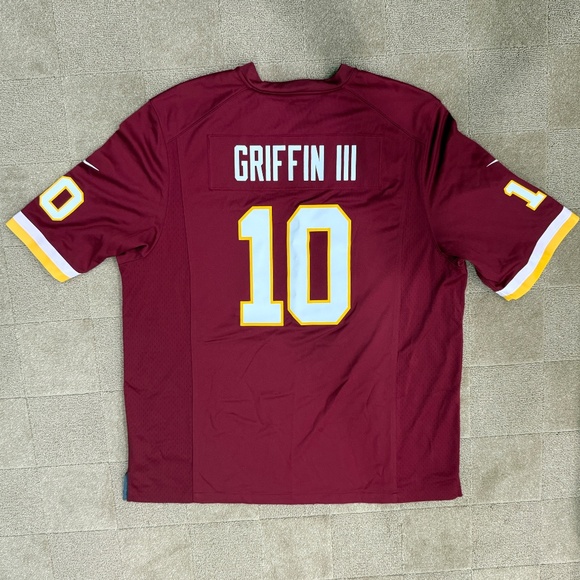 Nike Washington Redskins NFL Robert Griffin 10 RG3 On Field Jersey XXL Commander - Picture 2 of 7